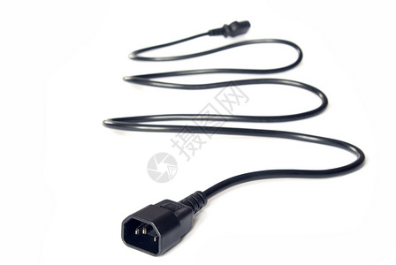 电源插件电缆工业技术连接器耗电量溪流紧张活力黑色绳索背景图片