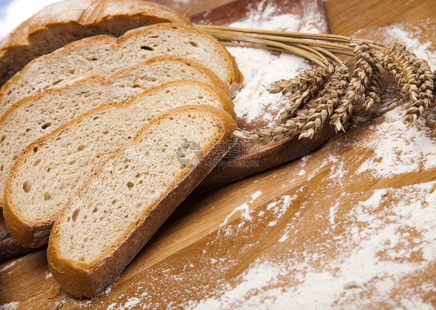 烘烤商品 面包面包师核桃小麦饮食面粉种子谷物面团厨房糕点图片