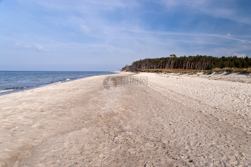 达尔斯海滩西斯特兰牧歌海岸地平线天空海岸线海滩支撑保护区自然保护区旅游图片