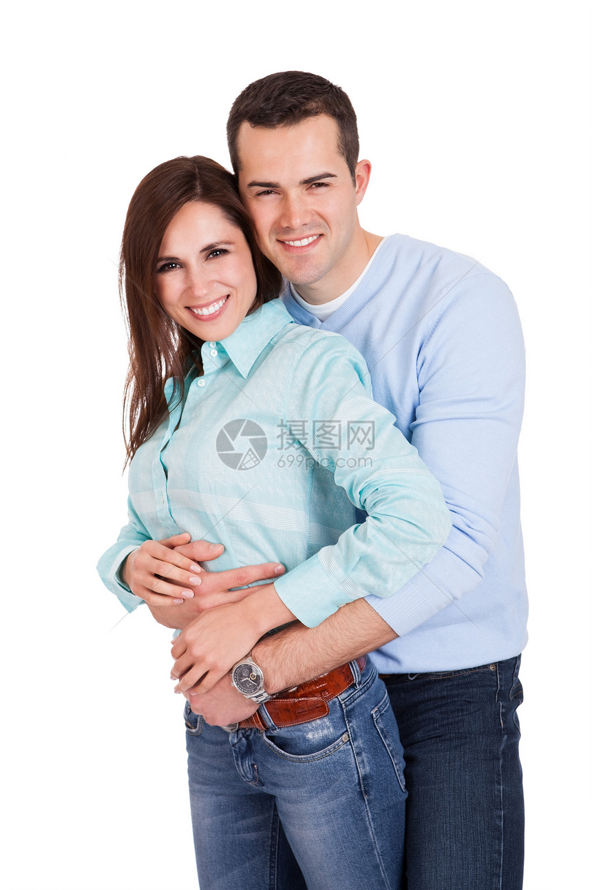美丽的年轻夫妇的肖像幸福生活女士微笑男人家庭女孩乐趣快乐男性图片