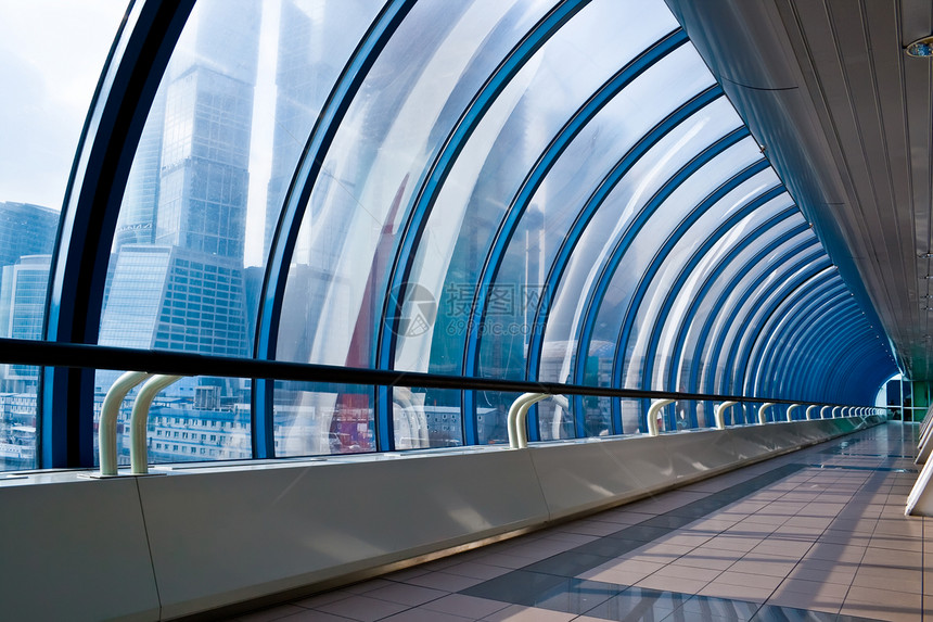 商业桥梁玻璃蓝色办公室城市生长建筑公司窗户大厦晴天图片