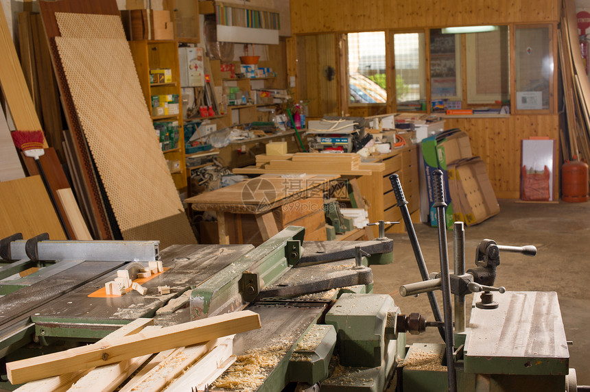 木匠讲习班橱柜生产木材水平长椅工作台工艺制造商职业木制品图片