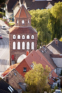 Ribnitz达姆加登建筑历史性城市高清图片