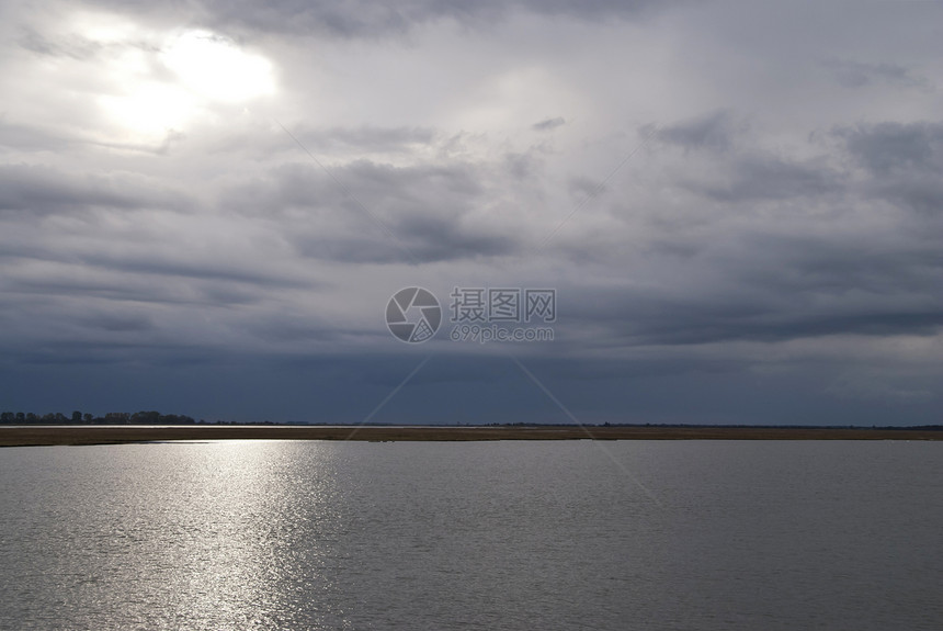 波罗的海沿岸保护区自然保护区旅游水面支撑牧歌海岸海岸线日落天空图片