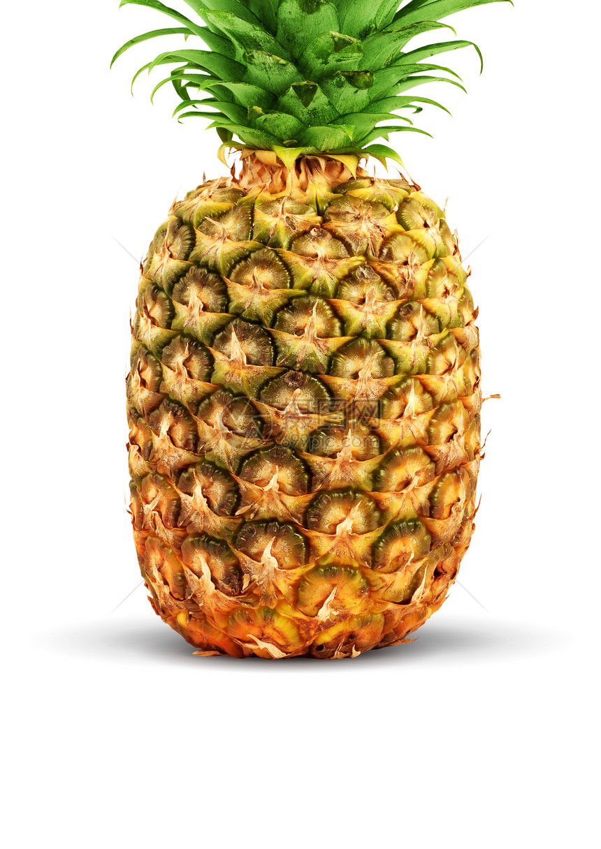 提取菠萝绿色美食叶子果汁小吃热带植物食物养分水果图片