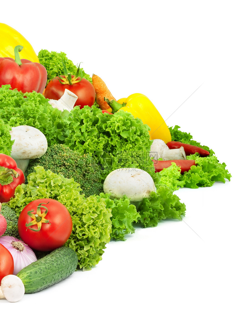 杂类新鲜蔬菜萝卜食物框架菠菜水果作品健康团体紫色胡椒图片
