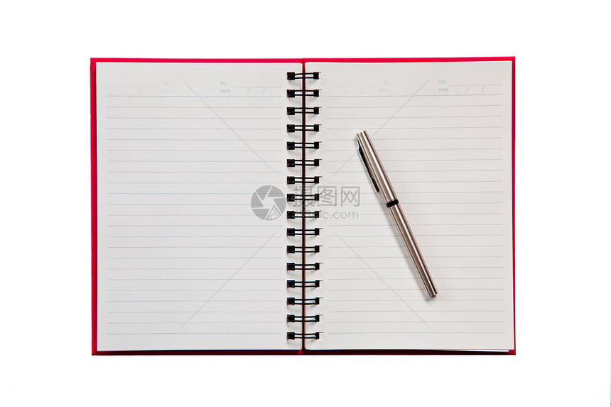 笔和笔螺旋学校备忘录笔记本商业笔记床单记事本文档软垫图片