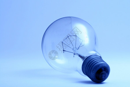 蓝灯泡智力营销想像力发明蓝色活力解决方案射线背景图片