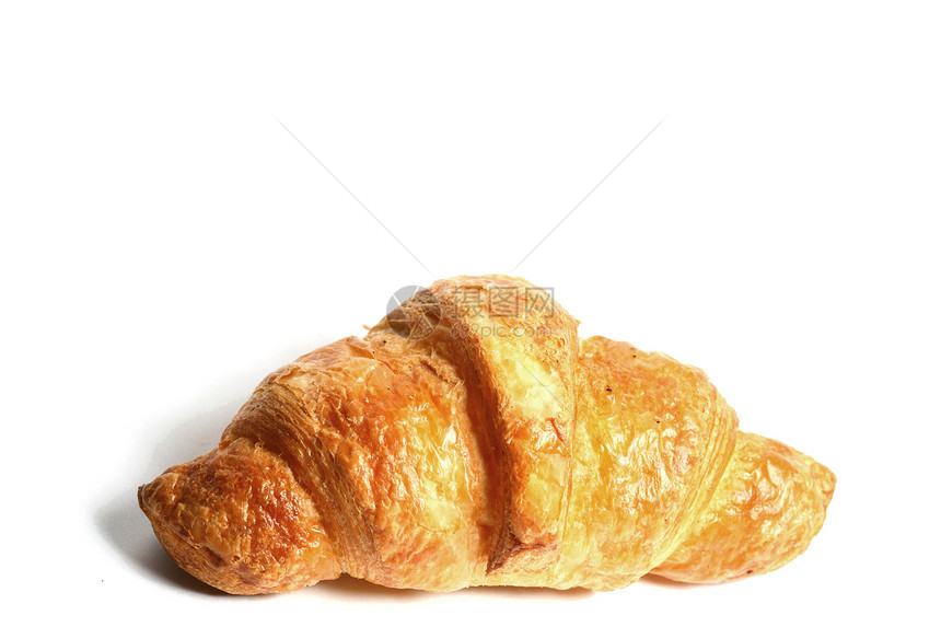 Croissunt 孔滴小吃面包羊角包子白色传统糕点黄油早餐阴影图片