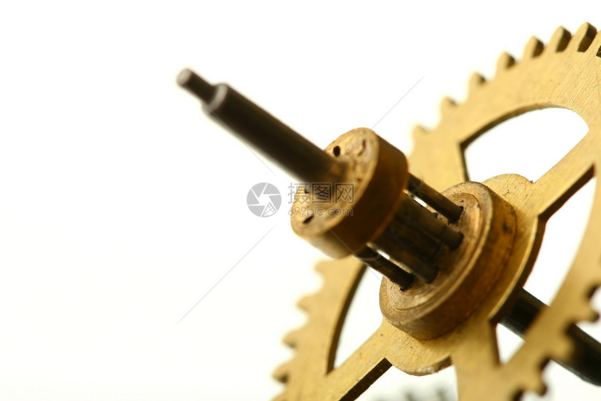 机械时钟装置车轮机器圆圈引擎力量运动商业齿轮古董流动图片
