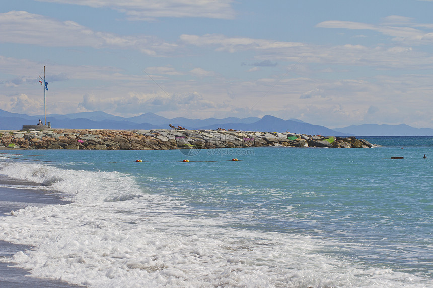 海海景观日落海岸支撑场景风景地平线海滩蓝色温泉自然图片