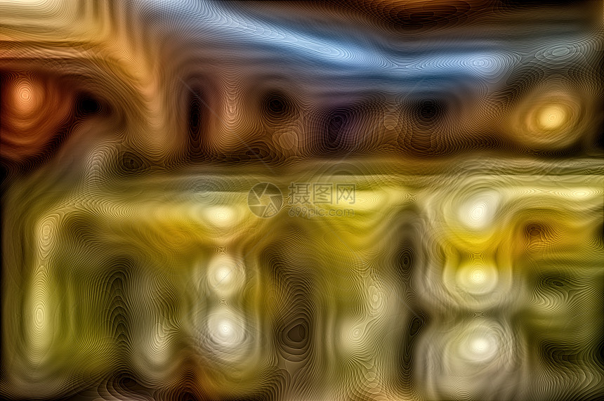 色彩多彩的抽象背景或纹理网络黄色桌面光束圆形艺术棕色插图气泡干涉图片