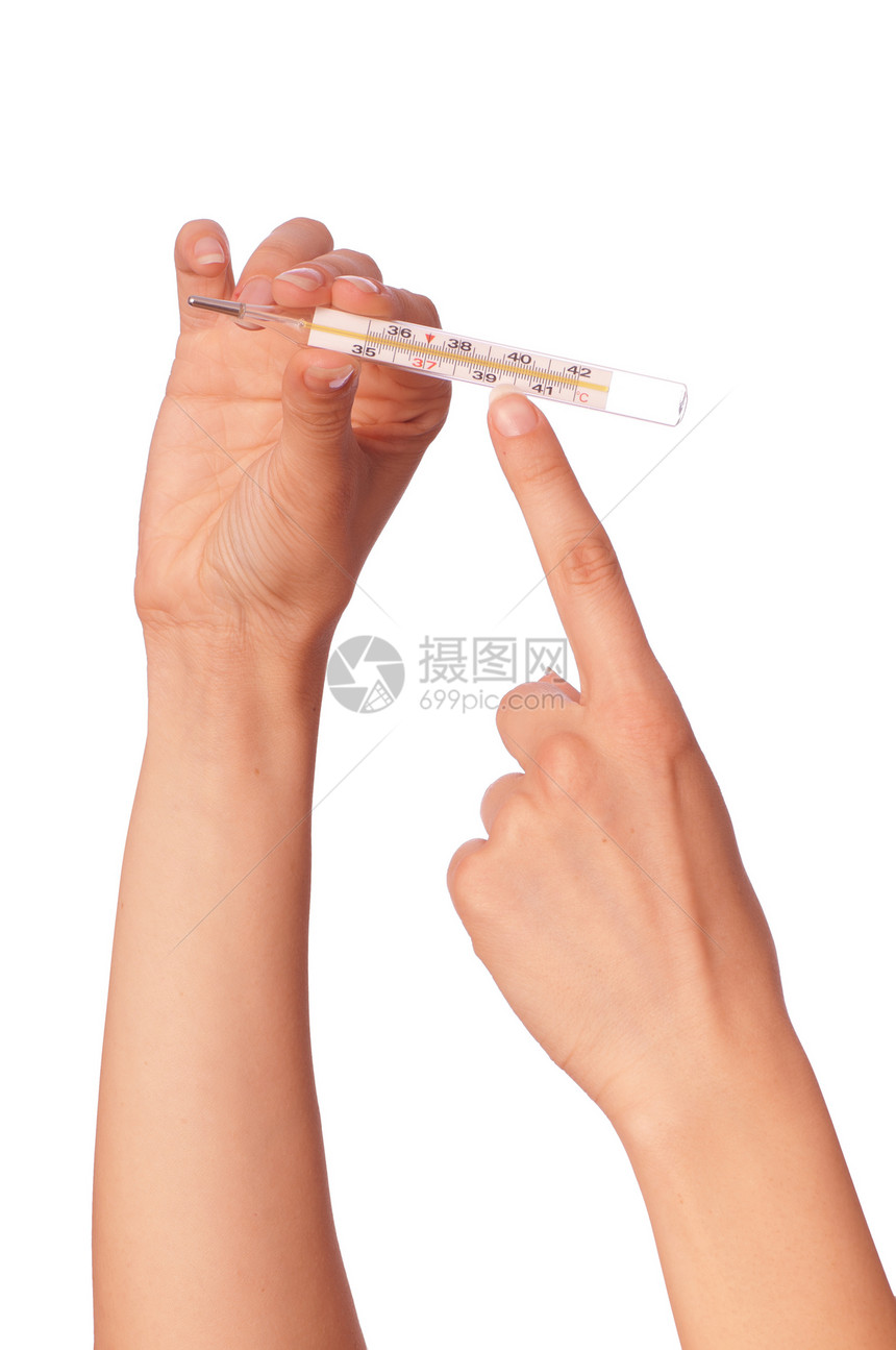 温度摄氏度乐器天气工具玻璃测量女士手指季节药品图片