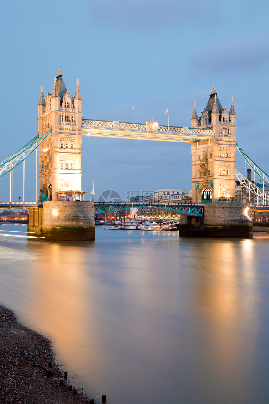 伦敦塔桥历史景观英语旅游城市旅行建筑学首都国标天空图片