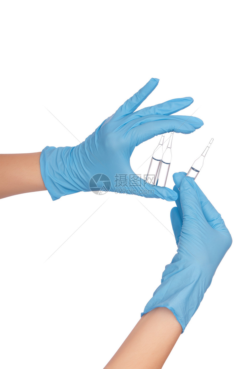 三瓶审查疫苗外套生物卫生蓝色酊剂安瓶疾病医生图片