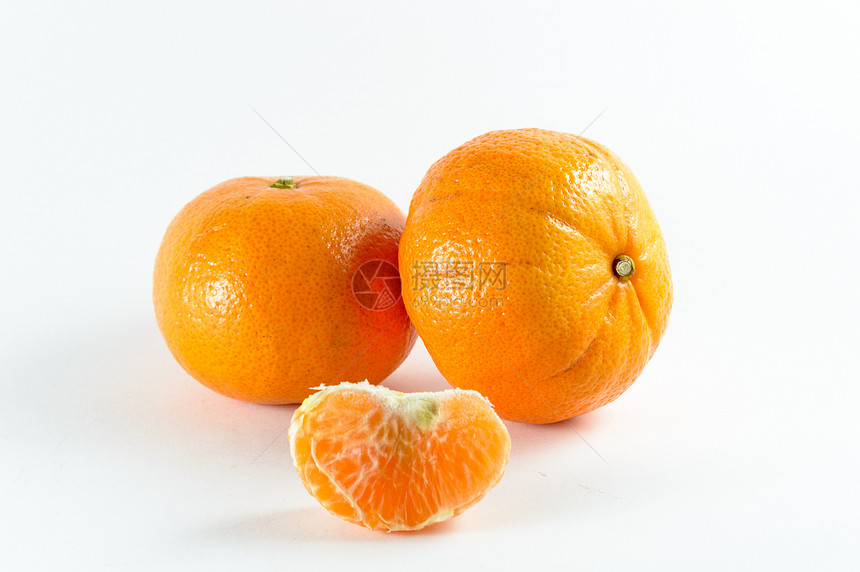 孤立的橙色橙子影棚素食节食摄影庄稼甜食小吃水果色彩图片