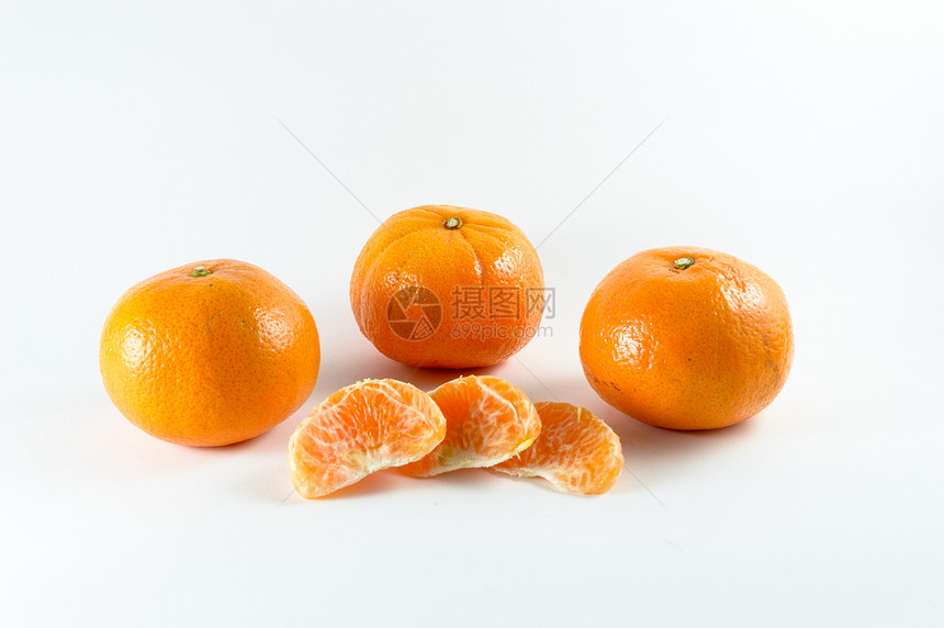 孤立的橙色活力素食果汁健康饮食摄影圆圈小吃饮食影棚色彩图片