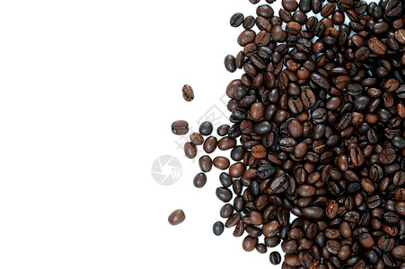 咖啡豆影棚物体咖啡背景图片