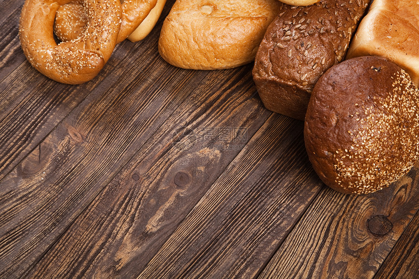 面包分包农场包子国家种子食物燕麦农业桌子芝麻早餐图片