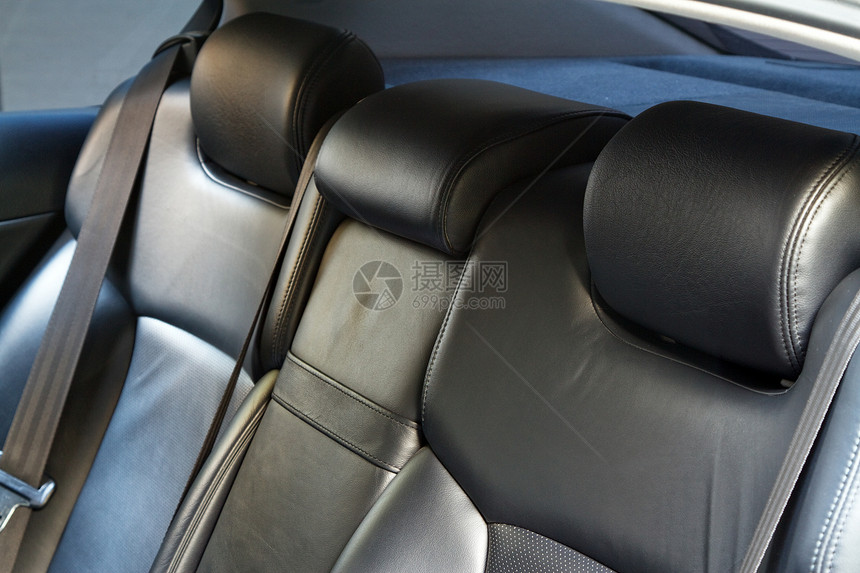 皮革后座椅轿车黑色座位安全运输椅子旅行技术乘客奢华图片