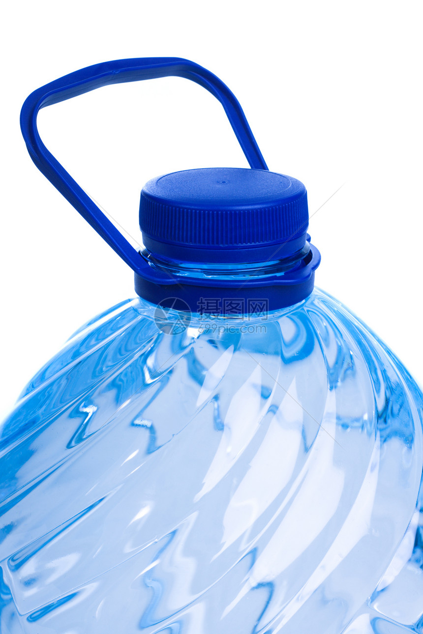 白上孤立的水瓶瓶子宠物瓶液体过滤白色瓶装矿物塑料图片