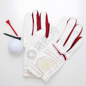 高尔打运动高尔夫球座器材手套体育背景图片