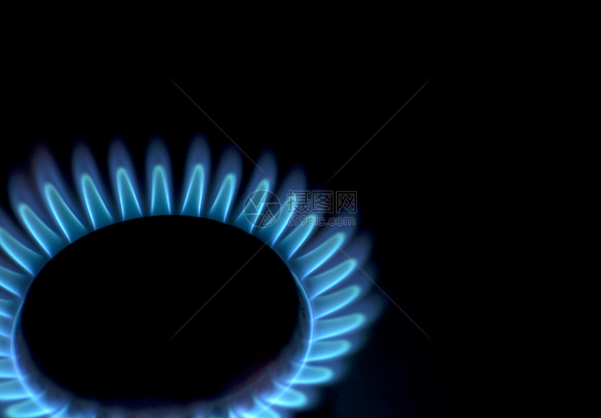 天然气气体烤箱椭圆形甲烷活力火炉白炽力量厨房丙烷蓝色图片