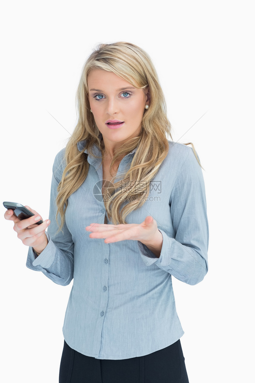女人对智能手机的好奇图片