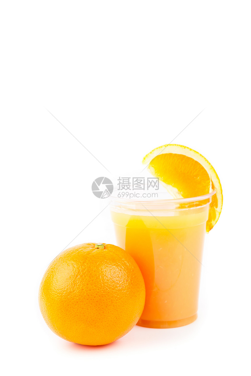 橙汁玻璃橘子营养水果饮料冷饮橙子果汁图片