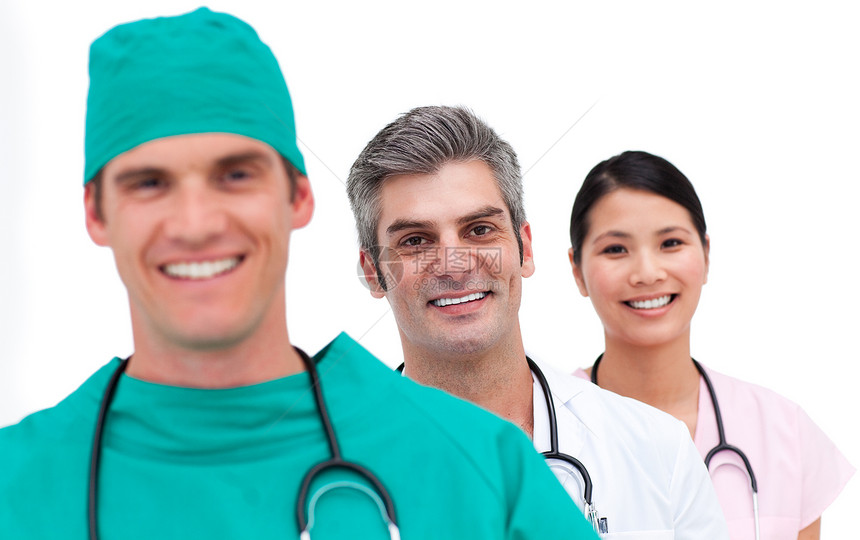 自信医疗队的肖像男人团队医生成人男性手术外科医院团体工作图片
