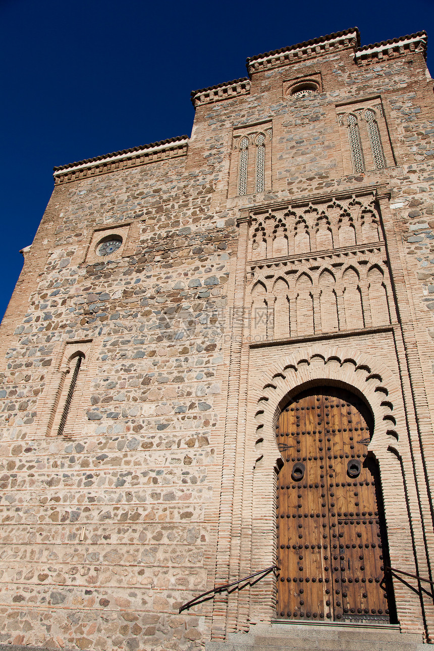 圣地亚哥德尔阿拉瓦尔教堂 托莱多 西班牙卡斯蒂利亚拉曼查教会旅行遗产石头旅游城市晴天建筑图片