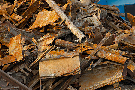 垃圾堆场冶金废料院子回收材料植物垃圾场废料场损害腐蚀背景