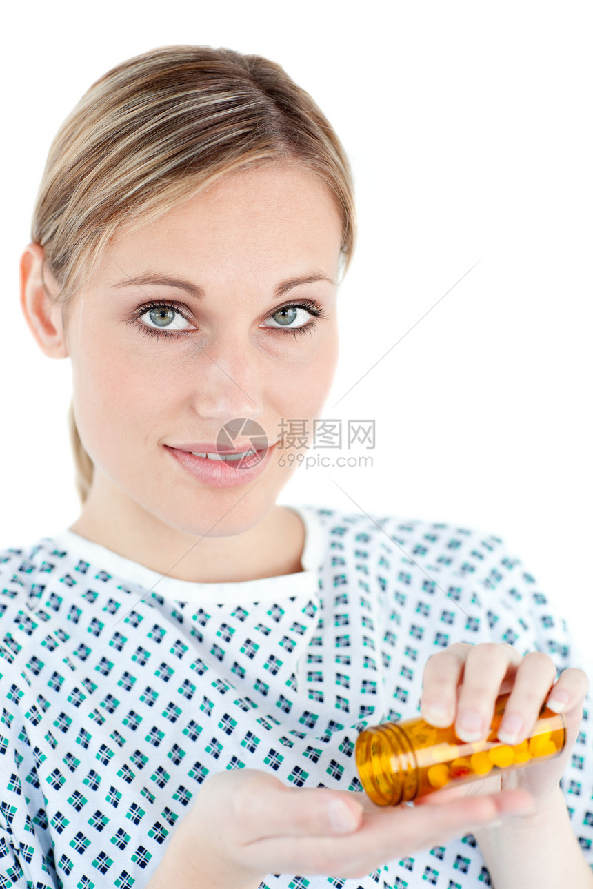 服用避孕药的女病人图片