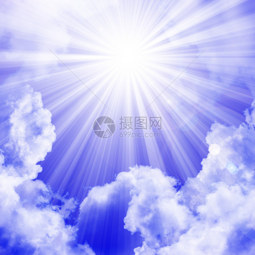 天空场景天堂气象环境阳光天气太阳云景气候自由图片