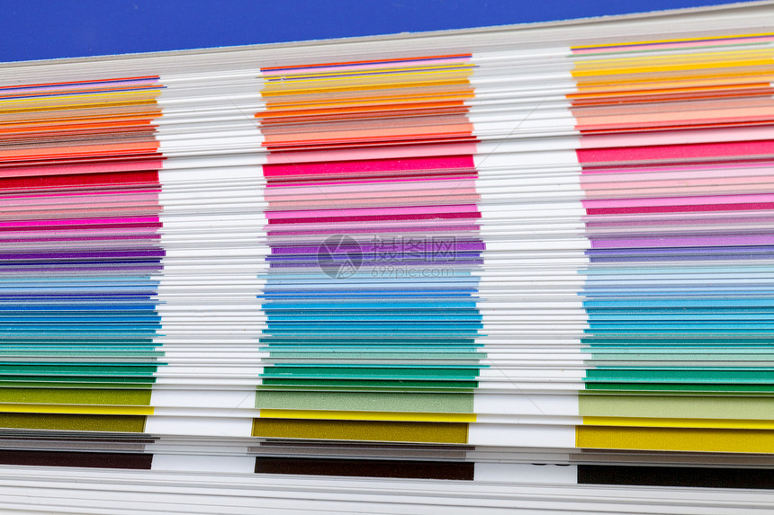 色彩指南监视 特写色调样本装潢师绘画三色光谱创造力彩虹调色板煽动图片