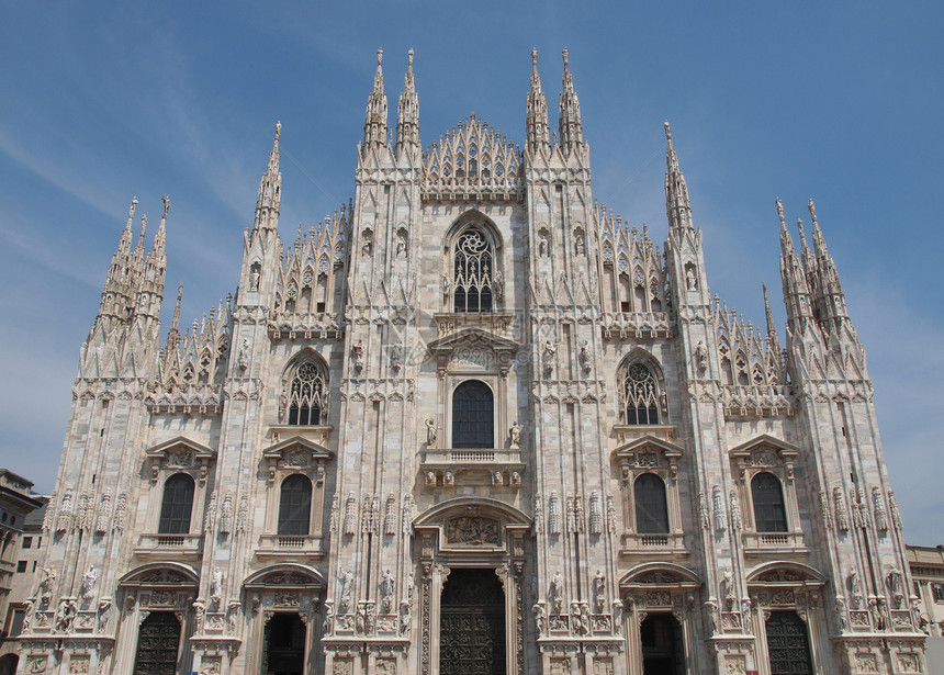 米兰 Duomo建筑学教会信仰宗教主场联盟图片