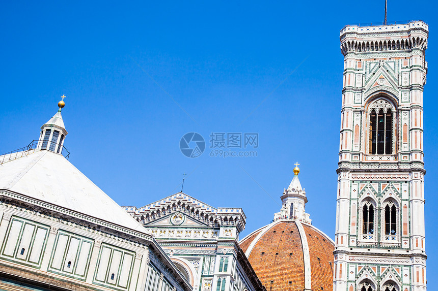 吉奥托的坎帕尼莱钟楼旅游蓝色旅行地标建筑教会天空世界宗教图片