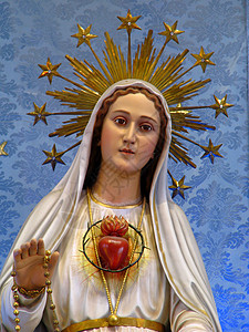 圣母玛利亚之心高清图片