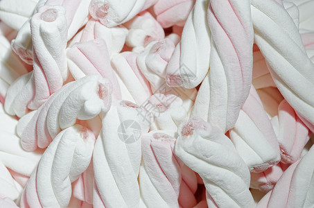 棉花糖糖果小吃甜点奖学金食物粉色白色背景图片
