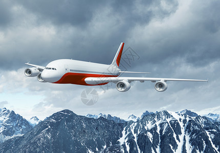飞机雪运输涡轮高清图片