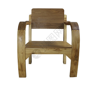 木制主席木头用餐装饰座位剪裁白色风格硬木家具乡村高清图片