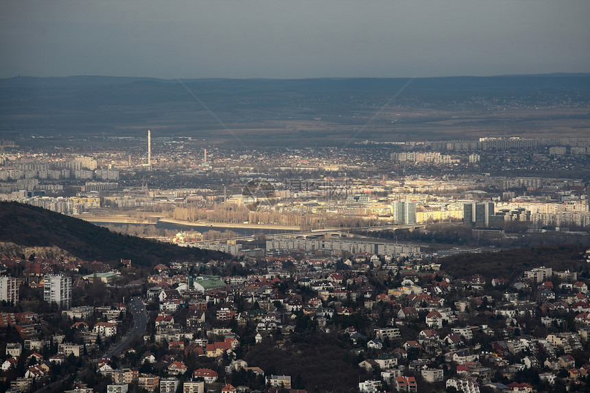 布达佩斯远景天线首都风景建筑学全景景观住房地平线城市图片