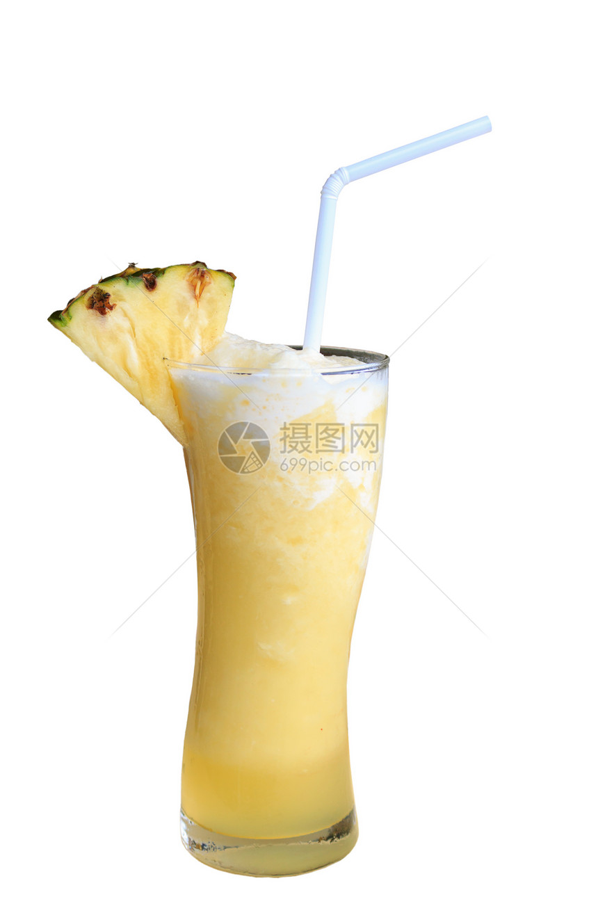 冰冻菠萝果汁图片