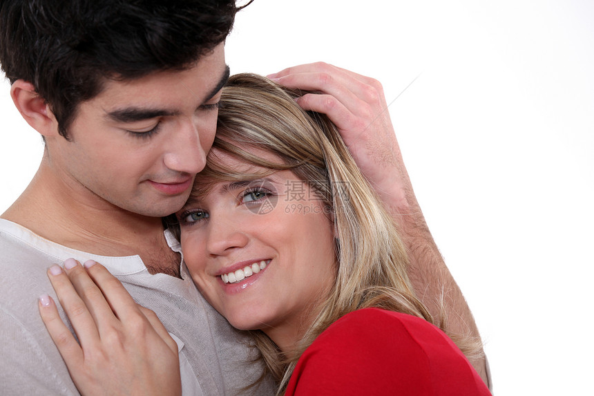 拥抱的情侣抱抱女孩男性夫妻男朋友情人笑脸男人压痛女性青少年图片