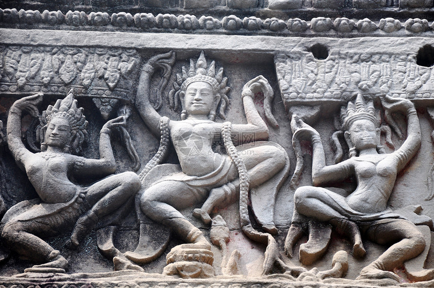 柬埔寨吴哥建筑学高棉语地标舞蹈宗教旅行旅游考古学寺庙历史图片
