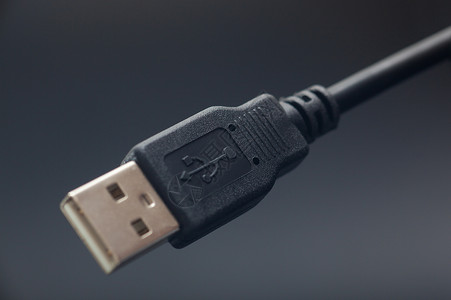 USB 电缆插件速度技术绳索连续剧外设金属端口连接器电脑配饰背景图片