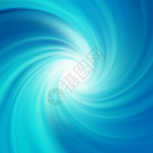 蓝色自转水 EPS 8液体海浪自然圆圈溪流隧道波纹涡流螺旋涟漪插画
