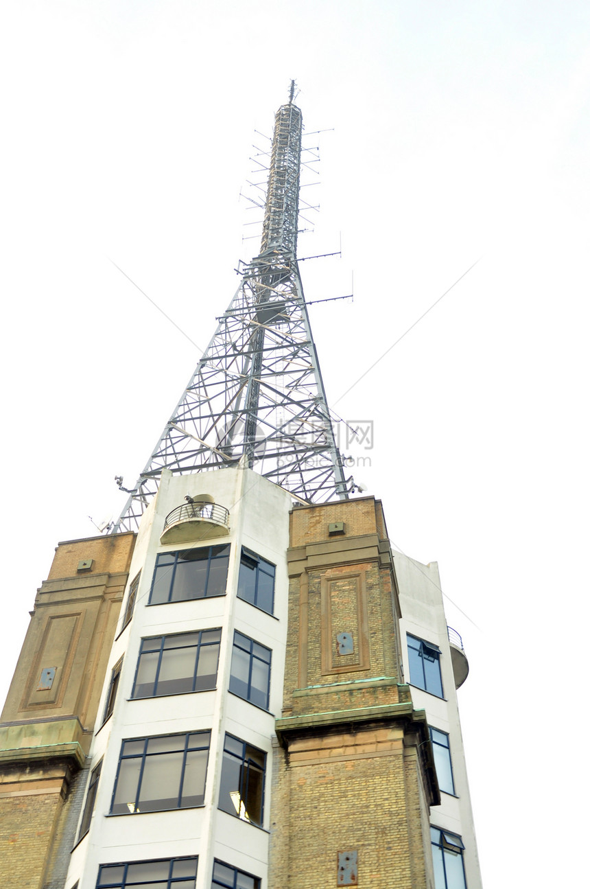 亚历山德拉宫发射塔收音机传播城市娱乐建筑电视王国建筑学图片