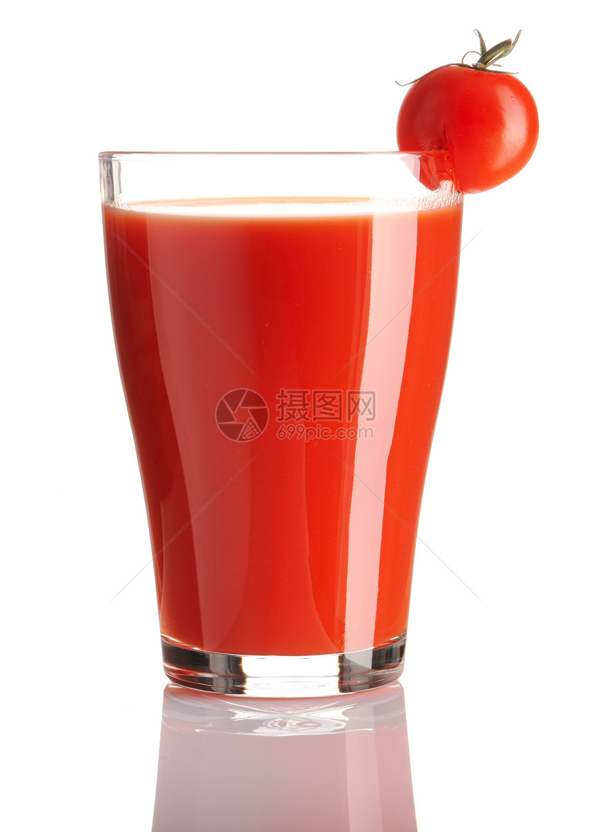 番茄汁蔬菜白色食物香菜绿色叶子果汁茶点红色液体图片