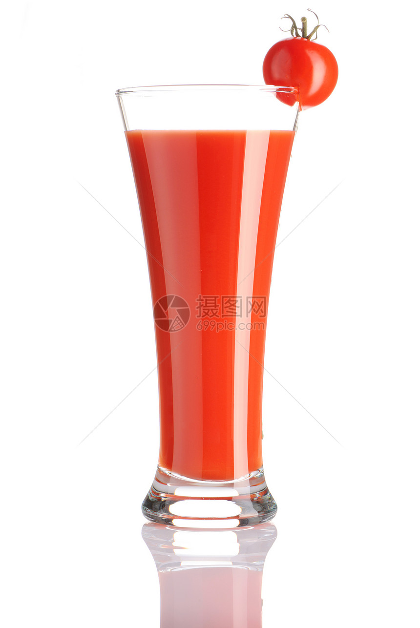 番茄汁液体红色香菜食物果汁白色绿色蔬菜玻璃茶点图片
